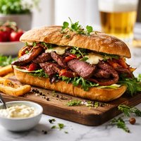 The Ultimate Steak Sandwich Watch Out