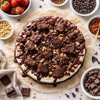 The Yummiest Frozen Chocolate Cake