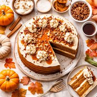 The Yummiest Pumpkin Pie Cake