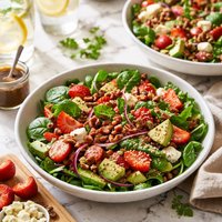 These Are a Few of My Favorite Things Spinach Salad for 2
