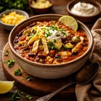 Thick and Tasty Chicken Tortilla Enchilada Soup