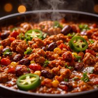 Thick Ground Turkey Chili