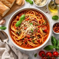 Thick Spaghetti Soup