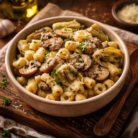 Thimbles with Mushrooms and Artichokes