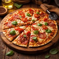 Thin Cracker Crust Pizza