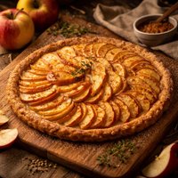 Thin French Apple Tart