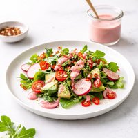 Think Pink Dressing with That Redhot Flair