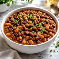 Three Bean Baked Beans Oven or Crock Pot