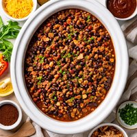 Three Bean Crock Pot Casserole
