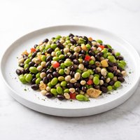 Three Bean Salad Edamame Black Beans Black Eyed Peas