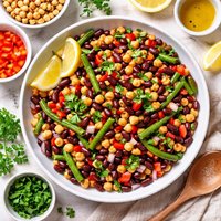 Three Bean Salad Low Fat
