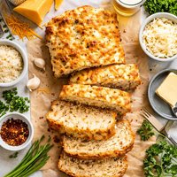 Three Cheese Beer Bread