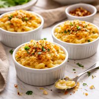 Three Cheese Mini Macaroni and Cheeses