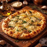 Three Cheese Pizza with Truffle Oil