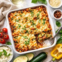 Three Cheese Vegetable Lasagna