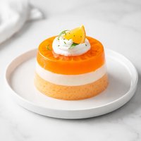 Three Layer Orange Jello Salad