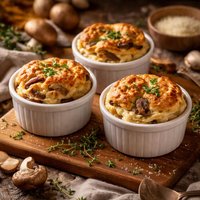 Three Mushroom Souffl