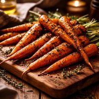 Thyme and Mustard Carrots
