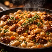 Thyme Scented White Bean Cassoulet