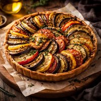 Tian a La Provencal Rustic Vegetable Tart