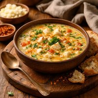 Tibetan Cheese Soup Churu Vegetarian