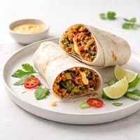 Tibetan Style Seitan Burritos