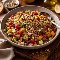 Tidbit Raw Vegetable Salad with Toasted Seeds