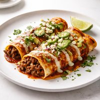Tijuana Maniac Beef Enchiladas