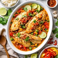 Tilapia in Thai Sauce