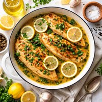 Tilapia Picata or Chicken Picata with Capers