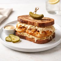 Tilapia Reuben Sandwich