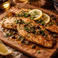 Tilapia with Capers and White Wine