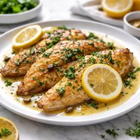 Tilapia with Lemon Butter Sauce