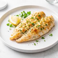 Tilapia with Mayonnaise and Parmesan Cheese