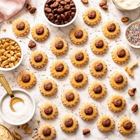 Tiny Mini Kisses Peanut Blossoms