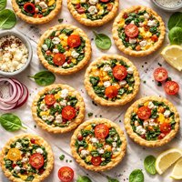 Tiny Spinach Quiches