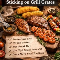 Tips to Keep Food from Sticking on Grill Grates
