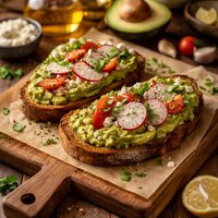 Toast with Avocado Spread