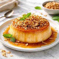 Toasted Coconut Flan
