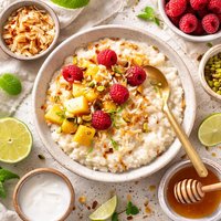 Toasted Coconut Rice Pudding