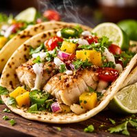 Toasty Halibut Tortillas