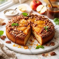 Toffee Apple Upside Down Cake