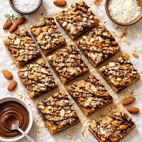 Toffee Bars with Coconut and Almonds