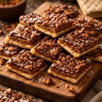 Toffee Cookie Bites with Saltine Crackers