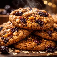 Toffee Oatmeal Dried Cherry Cookies