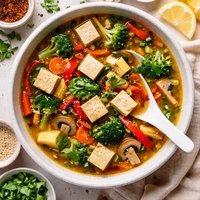 Tofu and Vegetable Soup