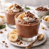 Tofu Banana and Chocolate Pudding