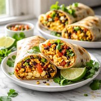 Tofu Egg Burritos