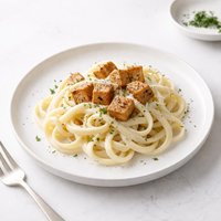 Tofu Fettuccini Alfredo