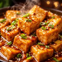 Tofu in a Mild Oriental Sauce